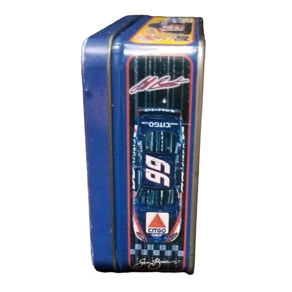 Vintage Nascar Jeff Burton #99 Tin Box  Citgo Sam Bass Series Kraft Racing - Picture 2 of 6